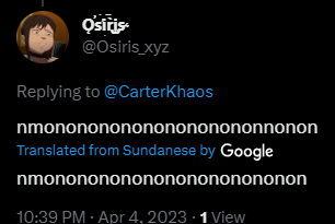 CarterKhaos's tweet photo. @Osiris_xyz G U H https://t.co/yAChSrxtXo