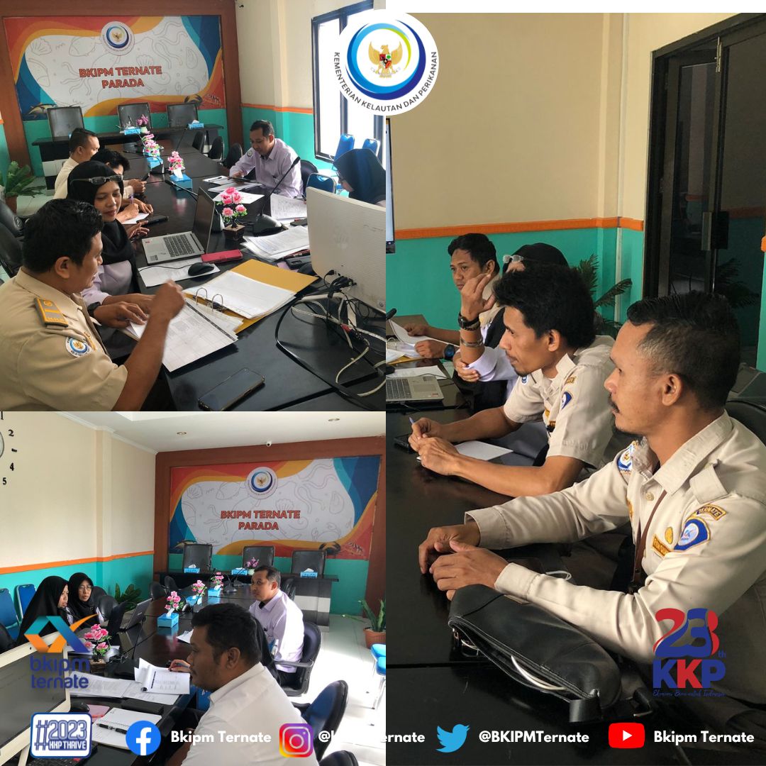 bppmhkpternate's tweet photo. Hai #SahabatBahari, SKIPM Ternate Melaksanakan Rapat Uraian Tugas Kegiatan Menuju Wilayah Bebas Korupsi (WBK) di Pimpin langsung Kepala UPT SKIPM Ternate @arsalazis .
#KKPThrive
#EkonomiBiru
#saktiwahyutrenggono
#menterikkp
#BMK2023 #BKIPM #kpthrive https://t.co/DTxfeK5COE