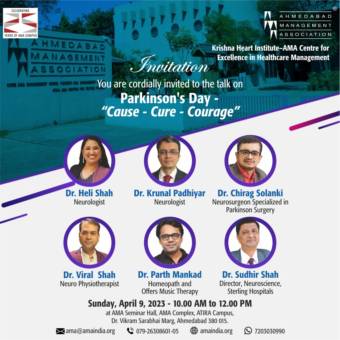 Unmeshdixit's tweet image. We cordially invite you to the talk on PARKINSON'S DAY - CAUSE - CURE - COURAGE with the leading industry experts on 9th April 2023
..
amaindia.org
..
#openform #growprofessionally #careeropportunities #parkinsonsdisease #letsfight #unmeshdixit