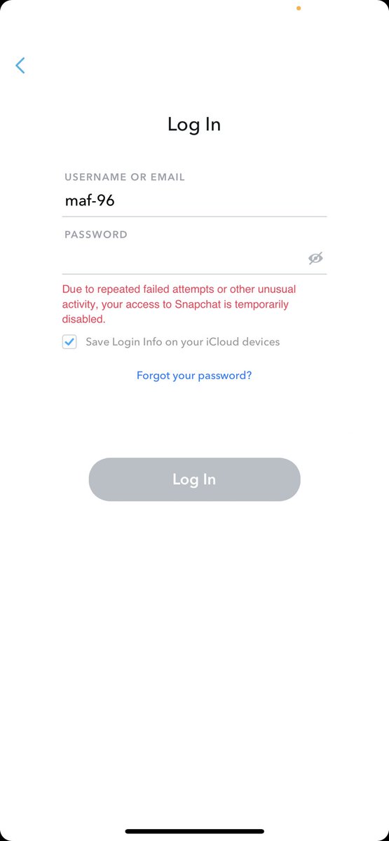 m_3n96's tweet photo. @snapchatsupport @SadieJoHunter27 I'm having the same problem. It says my username can not be found. I've tried resetting my password. Nothing works. I filled out a help form. Waiting on an email confirmation. Please help 💔 https://t.co/PSsLslEgj6
