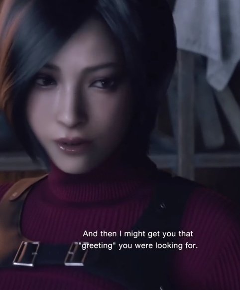 RedHookshot's tweet photo. If you're thinking about your life choices, leon s kennedy rejected sex from Ada TWICE https://t.co/QX0udsznWa