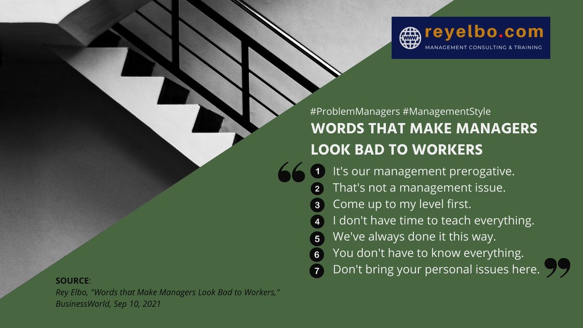 Rey_Elbo's tweet image. Wisdom Wednesday | Apr 5, 2023 #dictatorialmanagement #ProblemWorkersAreCreatedByProblemManagers