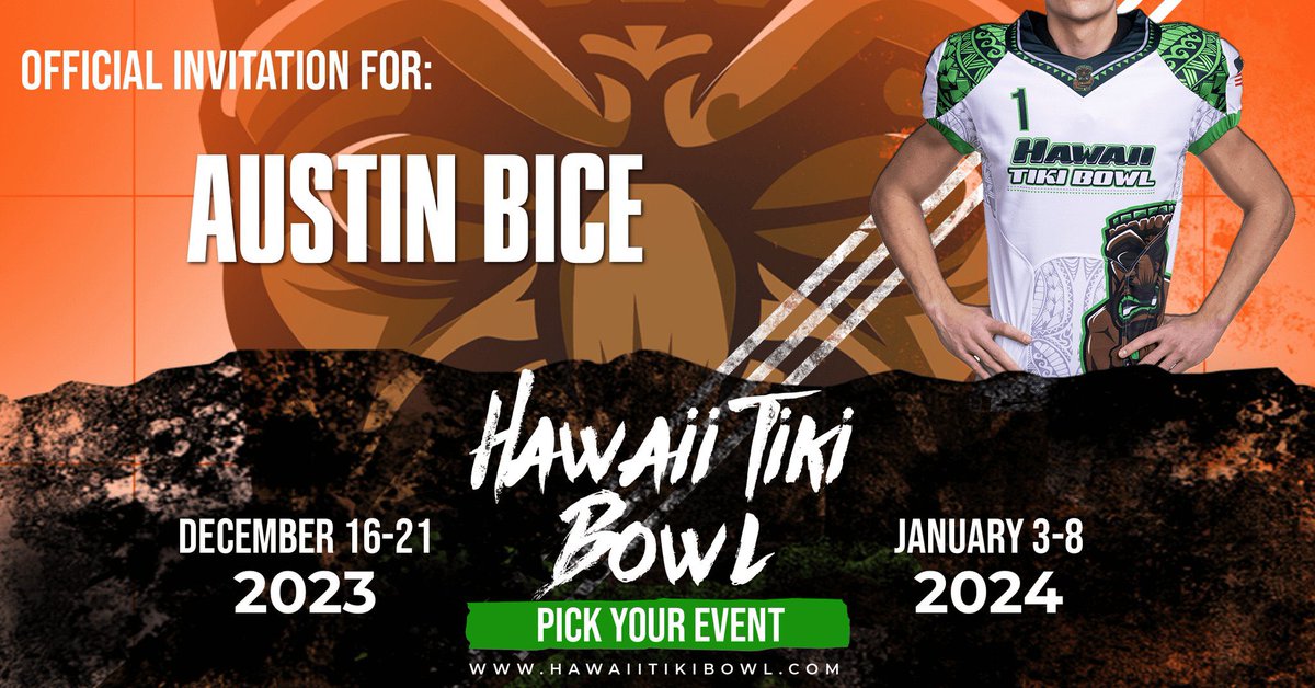 I’m very blessed and thankful to be Invite to the Hawaii tiki bowl <a href="/HawaiiTikiBowl/">Hawaii Tiki Bowl</a>