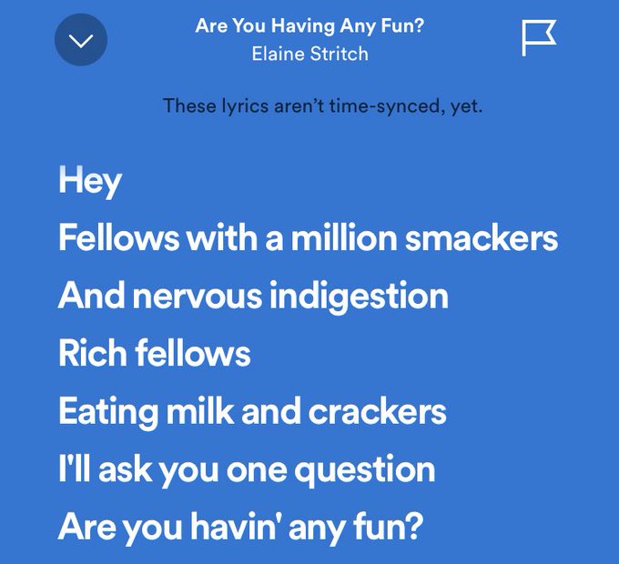I have found the peak of comedy in a 1956 song https://t.co/5rguAae6s0