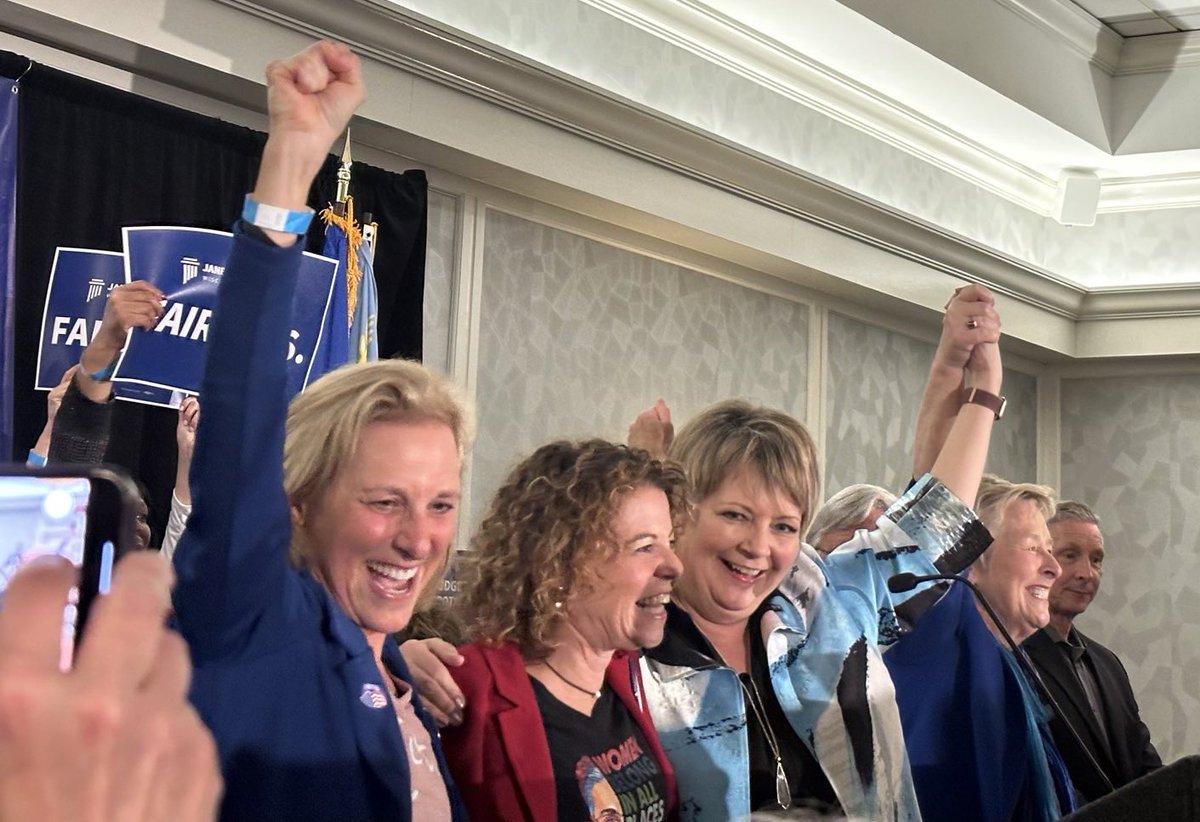 janetforjustice's tweet image. We did it, Wisconsin!
