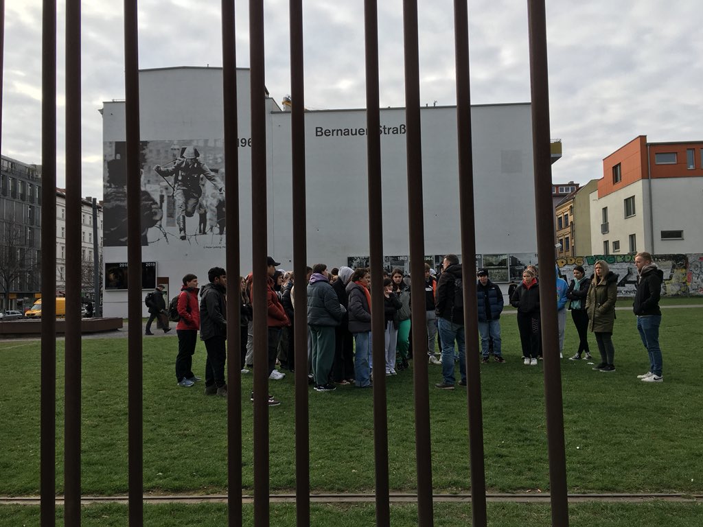 Rod_trips's tweet photo. Berlin Trip Day three.  Today will be spent learning about the Cold War with a trip the Berlin Wall and the Stasi Prison.  Enjoying the cold but bright Spring sun l. https://t.co/6oGO6OzbHH
