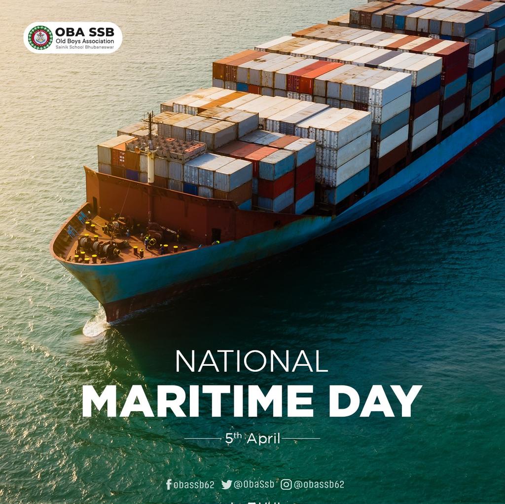ObaSsb's tweet photo. On #NationalMaritimeDay, let us recognise the pivotal role the maritime community play in strengthening the economy of our country through global trade and commerce. https://t.co/CWDxn0oqvT