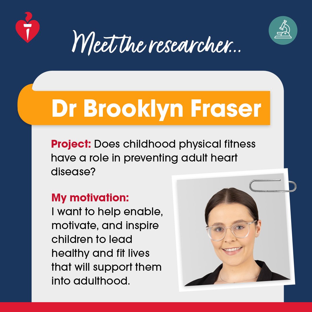heartfoundation's tweet photo. When you donate to the Heart Foundation, it's research like Dr @brooklynfraser_'s you're helping to fund! 👇😍 Read the full Q&amp;A here: https://t.co/JV7nMi6LWv https://t.co/20HUjOmqS7