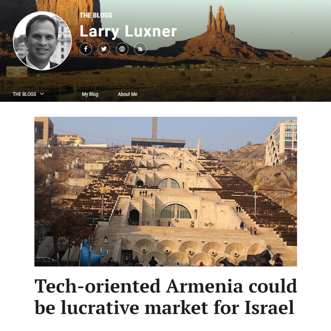 AshotVC's tweet image. @LLuxner covers #Armenia in @TimesofIsrael. My quote: “This influx of #Russians is a mini-version of what happened in #Israel after the Soviet collapse... lots of really talented people moving here and becoming part of Armenia’s #tech scene.” Check out: blogs.timesofisrael.com/tech-oriented-…
