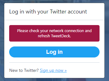 Hi @TwitterSupport. Why is my @TweetDeck broken? Thanks!