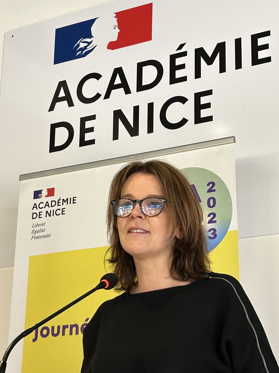 #JAPI2023
Natacha Chicot, rectrice de <a href="/AcademieNice/">Académie de Nice</a> accueille les collègues innovants sur le site du rectorat, « votre maison ». 
Innovons pour le bien-être 
Innovons pour la réussite 
Innovons pour l’engagement des 🧒🏻👧🏽 !