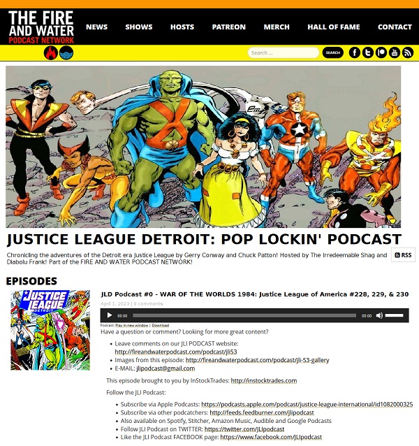 rolledspine's tweet photo. https://t.co/EF7olStrg4
Justice League Detroit Poplockin’ Podcast
episode #0
War of the Worlds, 1984
#MartianManhunter #MarsNeedsRetweets!
#LateprilFools https://t.co/Yx0x2x4l8Q