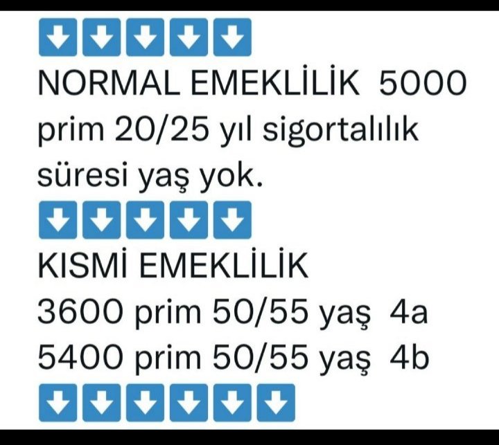 Kısmi demek 3600 gün çalışmış SGK kaydı olmuş,
Kişilerin kadın 50 yaşında erkek 55 yaşında emekli olması demektir.
Bağkurda ise 5400 gün kaydı oluşmuş kişilerin kadın 50 erkek 55 yaşında emekli olması demektir.
#MemuraSeçimÖncesiZam
#KısmiVeBeşbinBeklemede