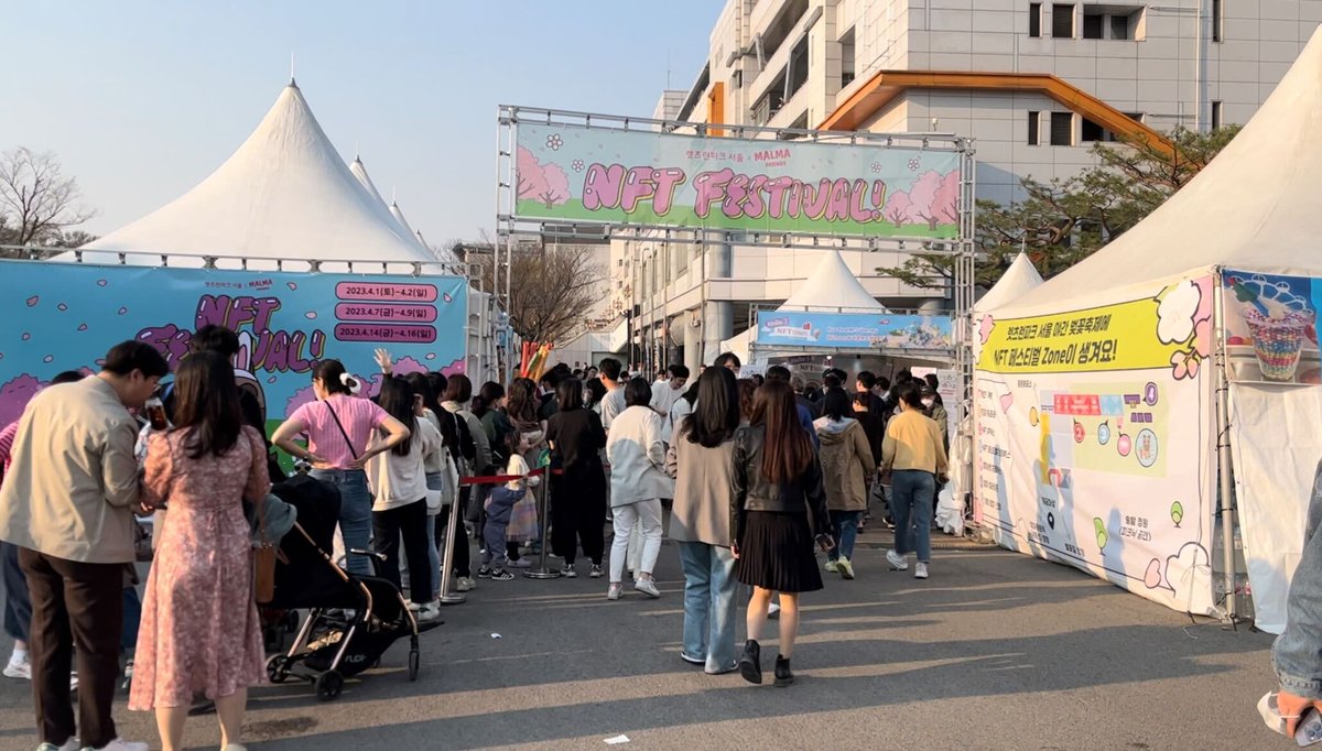 jpapa91's tweet photo. 1/
Don't miss out on this beautiful cherry blossom NFT festival in Korea!
@meta_kongz
2/ 이번주 과천 경마공원에서 진행되는 벚꽃축제에서 만나요! :)
#nft #irlevent #metakongz #community #malma https://t.co/UftWXJrbiA