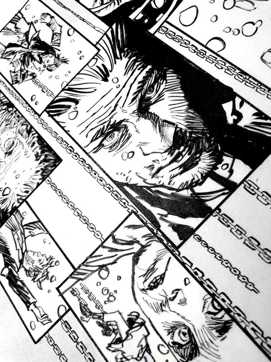 Some  late night drawing… you better love comics if you decide to do this for  a living. The hours can be insane- it's a love it or leave it scenario. #CANARY <a href="/Ssnyder1835/">Scott Snyder</a> @comiXology <a href="/DarkHorseComics/">Dark Horse Comics</a>