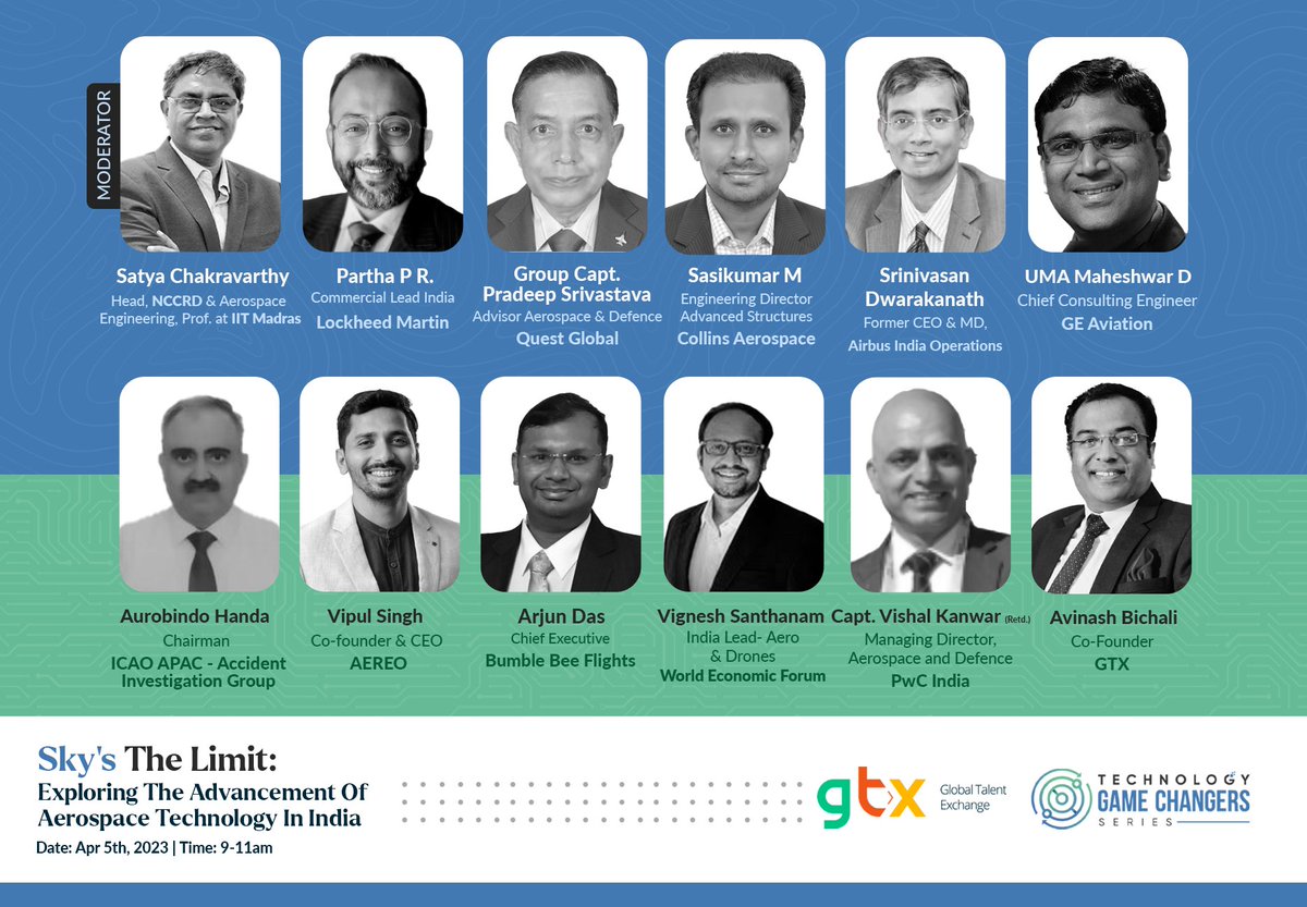 #India's progress in #Aerospace & #defensetechnology is  propelling the country towards a brighter, secure future

As part of our #TechGameChangers Series, we brought together 10 industry leaders for an enriching dialogue on the latest challenges & opportunities in this space