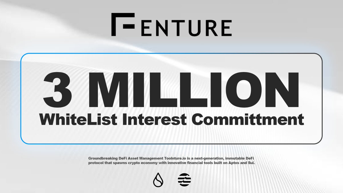 FentureFinance's tweet image. Attention🔥

In just a couple of days, our Whitelist Interest Commitment has reached 3 MILLION 🚀

If interested, fill in the form here: docs.google.com/forms/d/e/1FAI…

LFG 🔥 

Get in early.

 #Sui #Aptos #SuiEcosystem #AptosEcosystem #FentureFinance #AptosLaunch @AptoslaunchIO