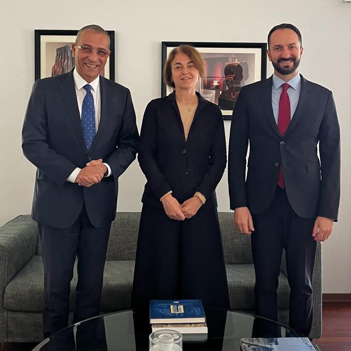 Cumhuriyetçi Türk Partisi Girne milletvekili ve Dış İlişkiler Sekreteri Fikri Toros ile Güzelyurt milletvekili Armağan Candan bu sabah İtalya’nın Kıbrıs Büyükelçisi Federica Ferrari Bravo’yu ziyaret etti.