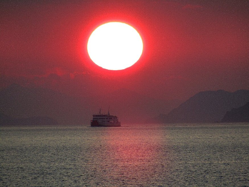 アナウンスがこだまを残して到着しました
旅の途中は目をつぶって寝ませんでした
夜の海の信号のようです
スチュワーデスがさよならさんは礼儀正しいと言いました
イヤホンの電池が切れました
音楽がなくて現実に戻りました
エコノミークラスから、生活の喧噪に飛び乗ります。