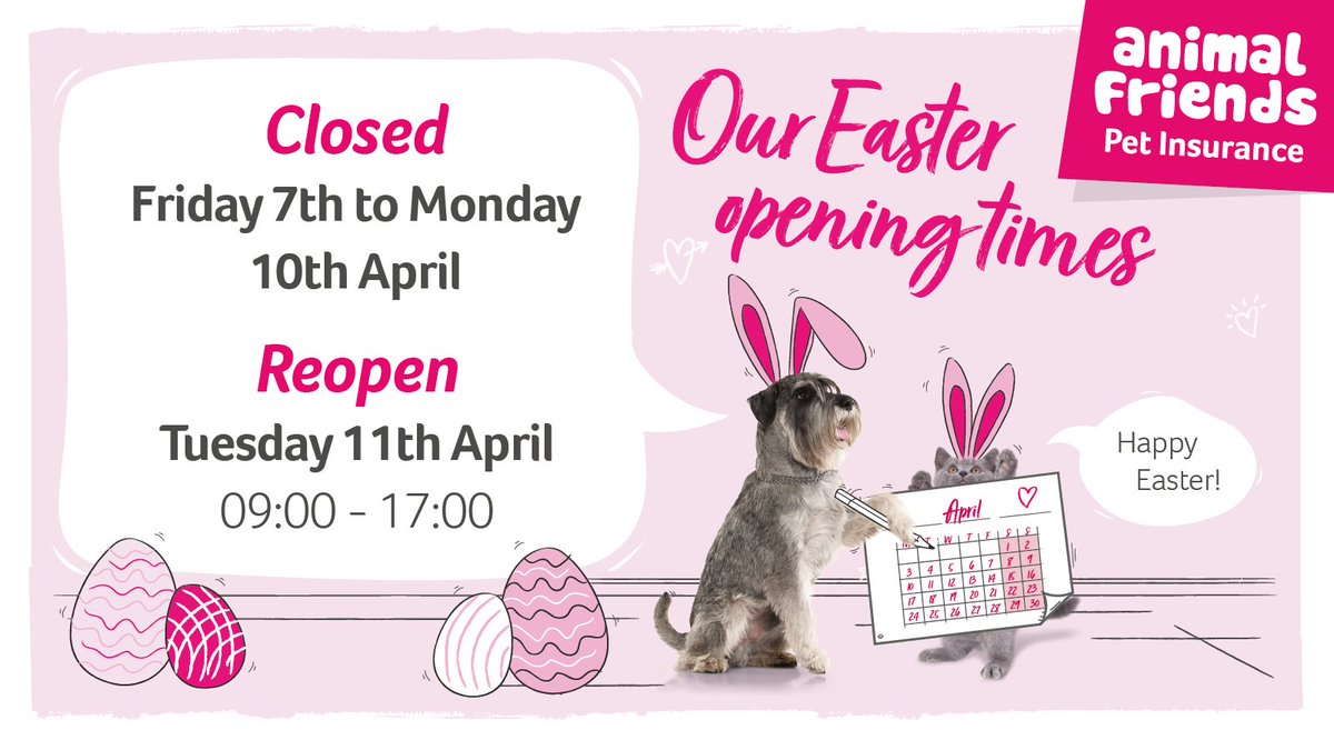The #Easter holidays are nearly here 🐇🌻 We hope you all enjoy a relaxing long #weekend! Our offices will be closed from Friday to Monday, and normal #openinghours will resume from Tuesday 11th April at 9:00am.
#HappyEaster #EasterHolidays #OpeningHours