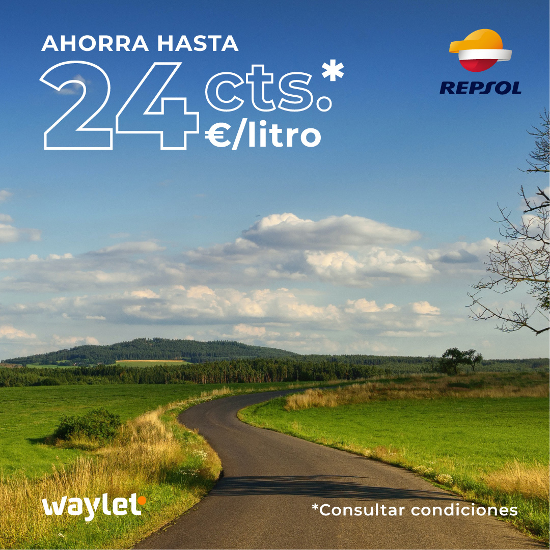 ¿Te vas de Semana Santa o de escapada? 👀🚗 

¡Que no se te escapen los euros! Pagando con #Waylet ahorras hasta 24 cts.€/litro en tus repostajes en Estaciones de Servicio #Repsol. 

Toda la info en la #promo de Rebel+. 

#Berebel #Likenobank #finanzaspersonales