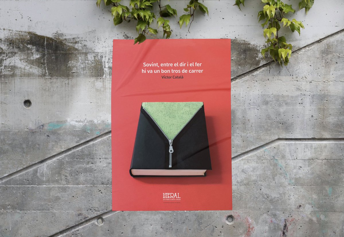 «Sovint, entre el dir i el fer hi va un bon tros de carrer».

Literal dedica el cartell de la 9a edició de la fira a Caterina Albert i Paradís, coneguda pel seu pseudònim de Víctor Català.

🗓️20 i 21 de maig al recinte de la <a href="/FabraiCoats/">Fabra i Coats</a> de Barcelona #Literal2023