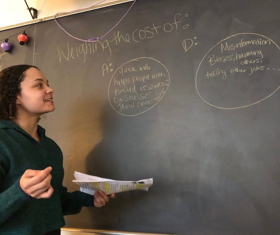 PhilOutreach's tweet photo. We at POP are proud supporters of Muncie Central's philosophy club. We meet every Wednesday to discuss topics like AI, environmental ethics, and much more. Interested in starting your own club? Check out this resource: https://t.co/aMxyG3pfk9 #p4c #philosophy #oneballstate https://t.co/WWVfS2IvdX
