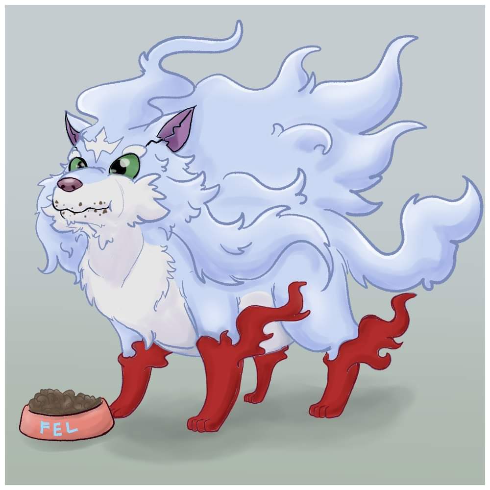 deptionary's tweet image. fel-sama the mighty fenrir