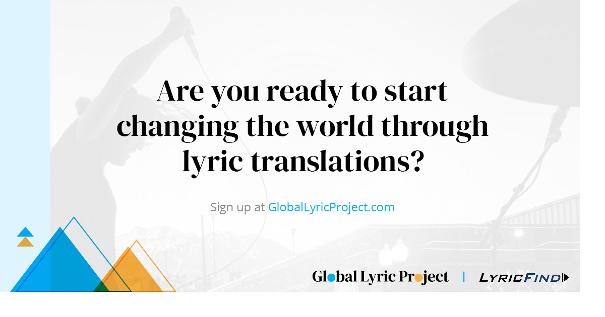 Global Lyric Project tweet media