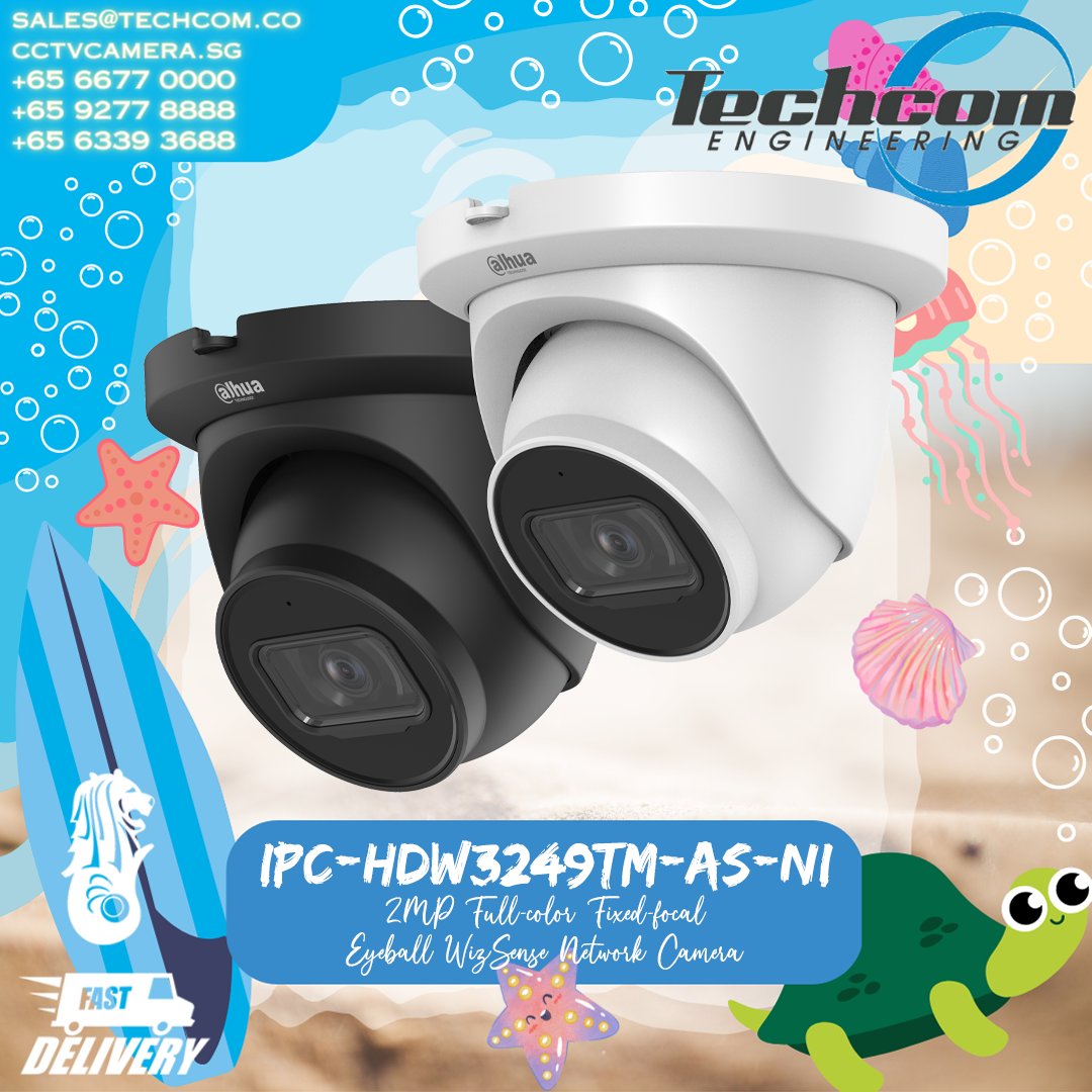 CCTV_Camera_SG's tweet image. IPC-HDW3249TM-AS-NI - 2MP Full-color Fixed-focal Eyeball WizSense Network Camera

cctvcamera.sg/product/ipc-hd…

#2megapixels #2MP #CCTV #cctvcamera #cctvinsingapore #cctvsystemsingapore #cctvsystems #eyeballcamera #fixedfocal #fullcolor #HDcamera #ipcamera #ipcamerasingapore #ip67