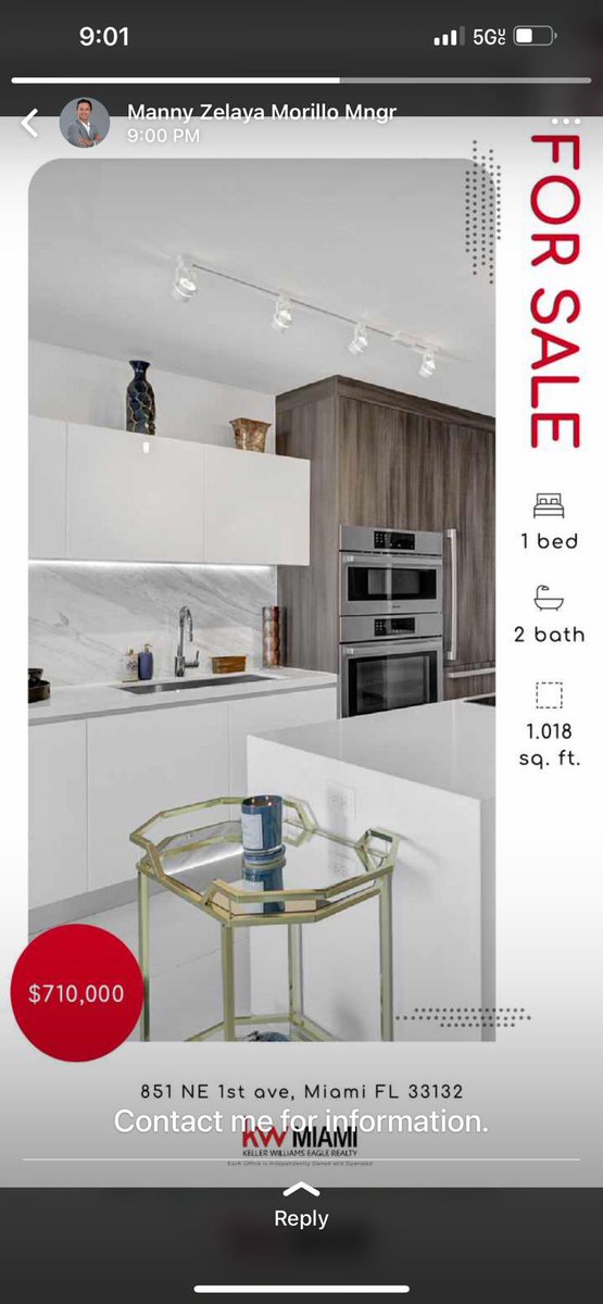 ‼️FOR SALE‼️

𝐌𝐚𝐧𝐮𝐞𝐥 𝐌 𝐙𝐞𝐥𝐚𝐲𝐚 𝐏𝐀
📱+17865201428
🏠Keller Williams Eagle Realty 
☎️ +13057571700
Address: 700 NE 90 St, Miami FL 33138
.
.
.
.
.

#realtor #realtorlife #realtorsofinstagram #realtorlifestyle #realtors  #forsale