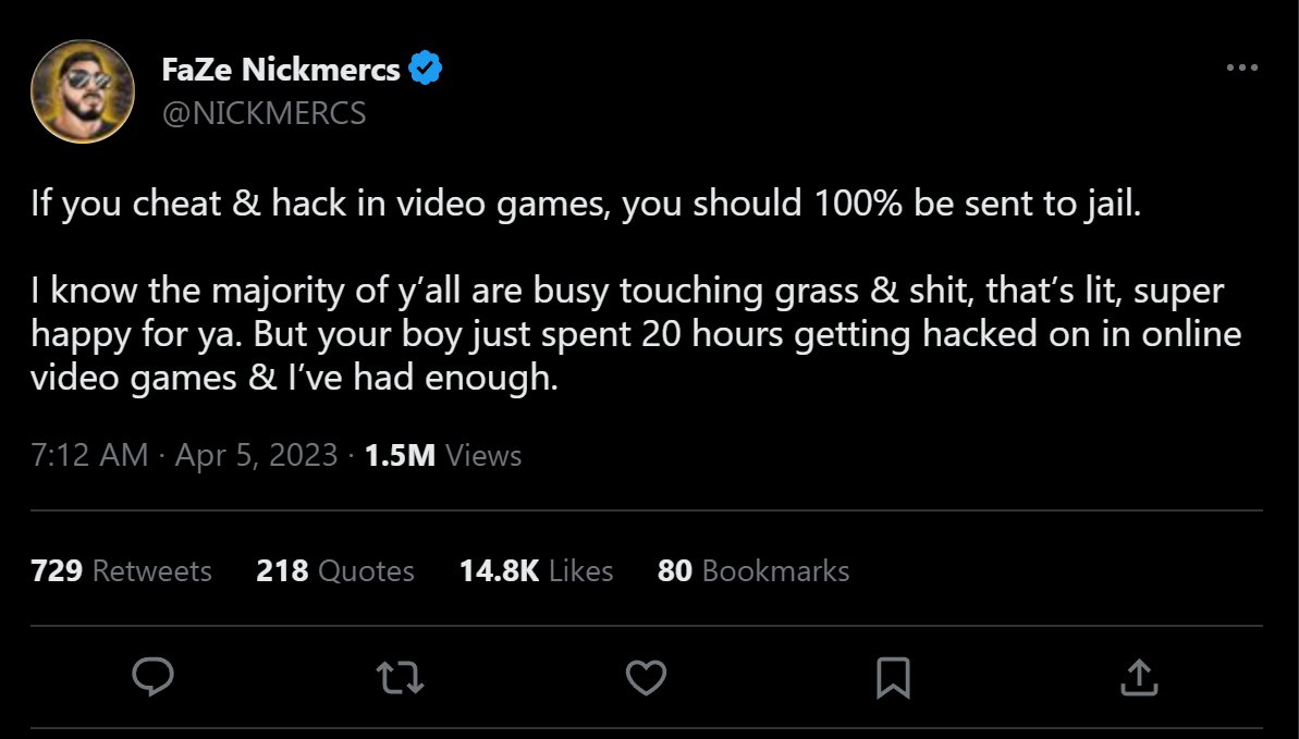 GameRiv on Twitter ""If you cheat & hack in video games, you should