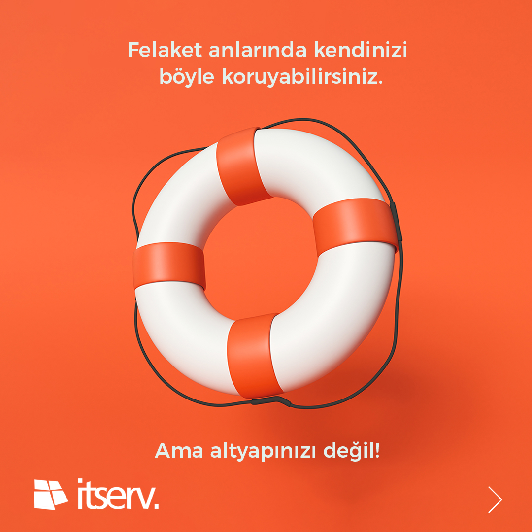itserv1's tweet image. Olası tüm felaketlere karşı tedbirinizi aldınız mı? Felaket Kurtarma Çözümümüz ile altyapınızı olabilecek tüm tehdit ve krizlere karşı hazırlayacak çözümler sunuyoruz.

#ITServ #teknoloji #technology #BusinessContinuity #İşSürekliliği