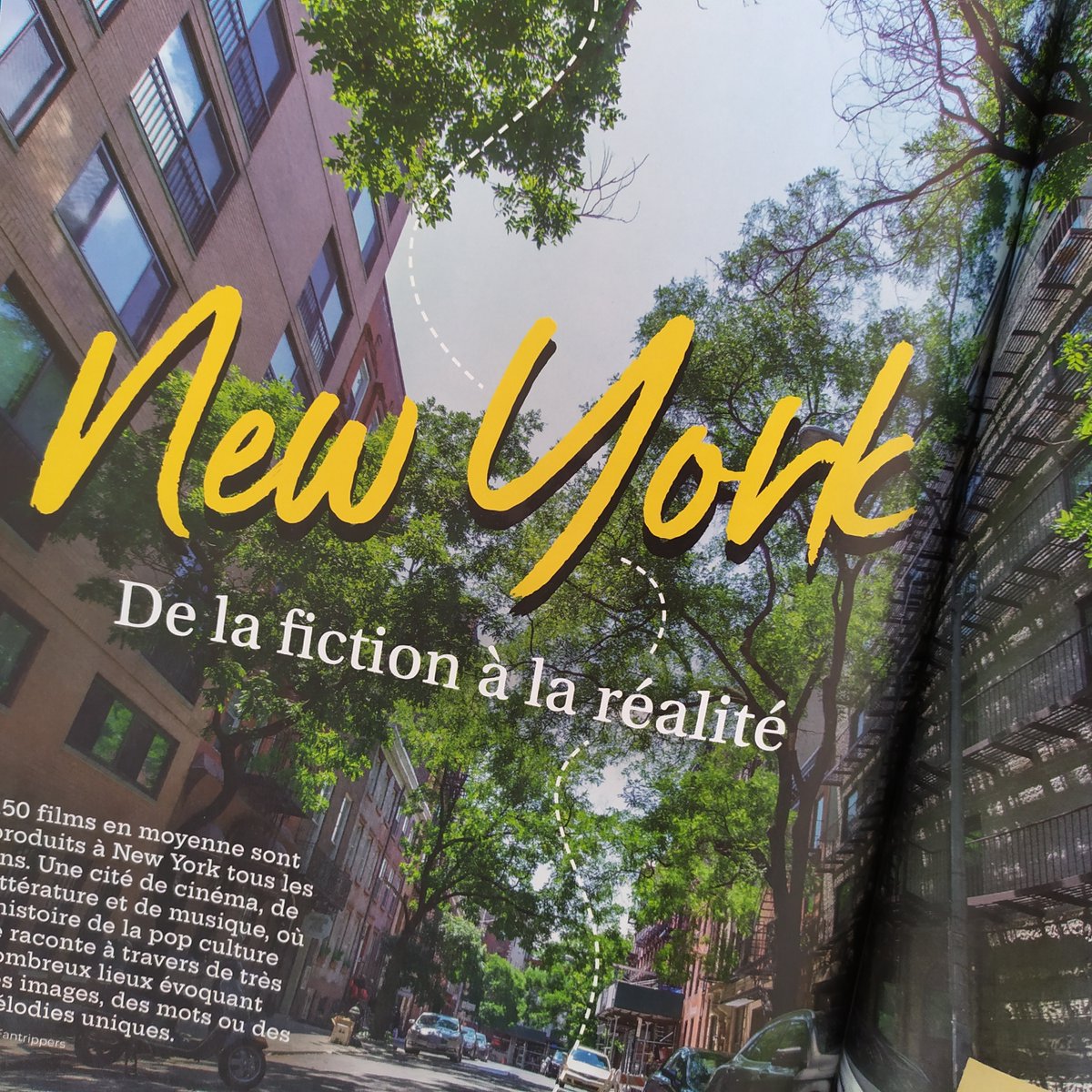 fantrippers's tweet photo. Nous avons participé au nouveau numéro du magazine Échappées Belles 😍

Embarquez pour une balade pop culture à New York avec un bel article de 6 pages : New York, de la fiction à la réalité dans le numéro 5 d’Échappées Belles.

Disponible dès maintenant en kiosque 
@EchappeesB https://t.co/tGb2KNIYiq