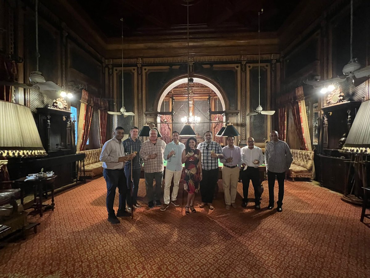 Fantastic evening <a href="/TajFalaknuma/">Taj Falaknuma Palace</a> in Hyderabad with my <a href="/WinWire/">WinWire</a> team!