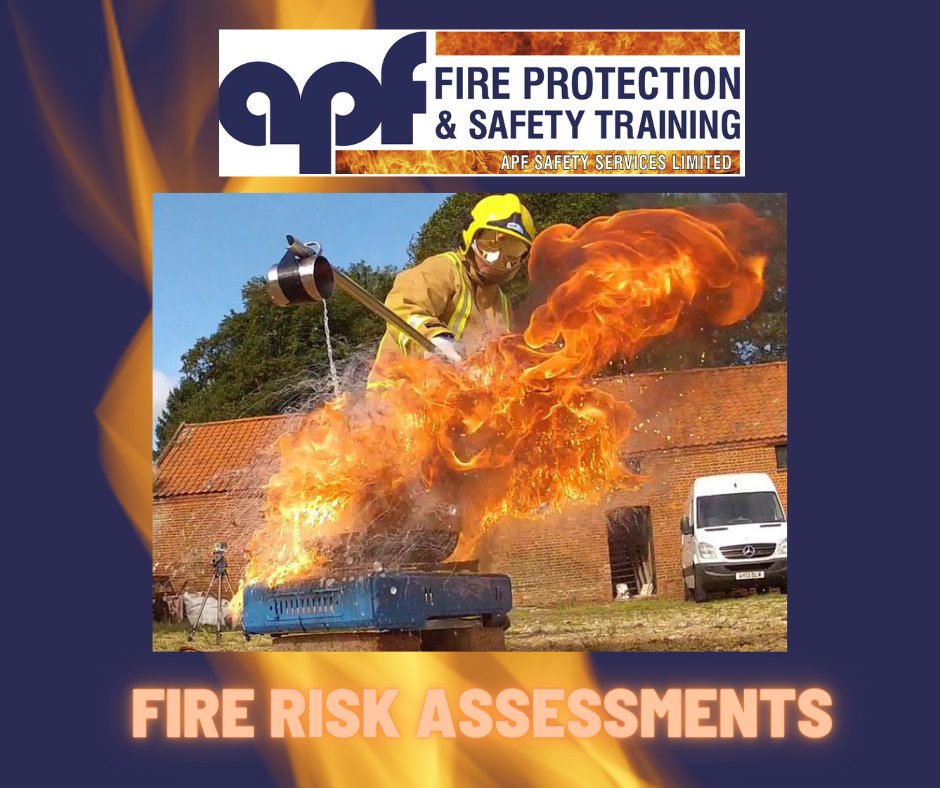 APFSafetyServ's tweet photo. Did you know that your business or organization must have a Fire Risk Assessment by law? All of our team are highly experienced and qualified to deliver this service. Look at our website https://t.co/GgiCyfLErH #firesafety https://t.co/feL5nJaXJN