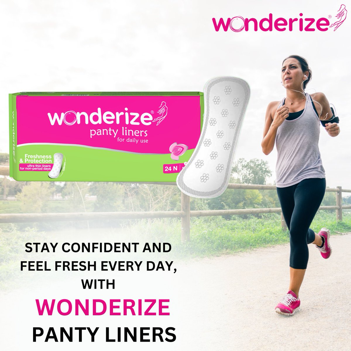 STAY CONFIDENT AND FEEL FRESH EVERY DAY, WITH WONDERIZE PANTY LINERS
#Wonderize #wonderizepantyliner #SanitaryNapkin #PeriodProtection #Periods #Pads #Period #periodproblems #periodpositive #periodleaks  #LetsTalkPeriods #staysafewithwonderize #pantyliners #pantyliner #panty