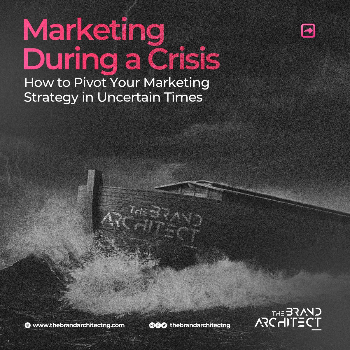 BrandStrategyNG's tweet photo. Are global and national crises truly unavoidable? We've all seen how a global pandemic can disrupt business operations. https://t.co/iu9Bv0rN24