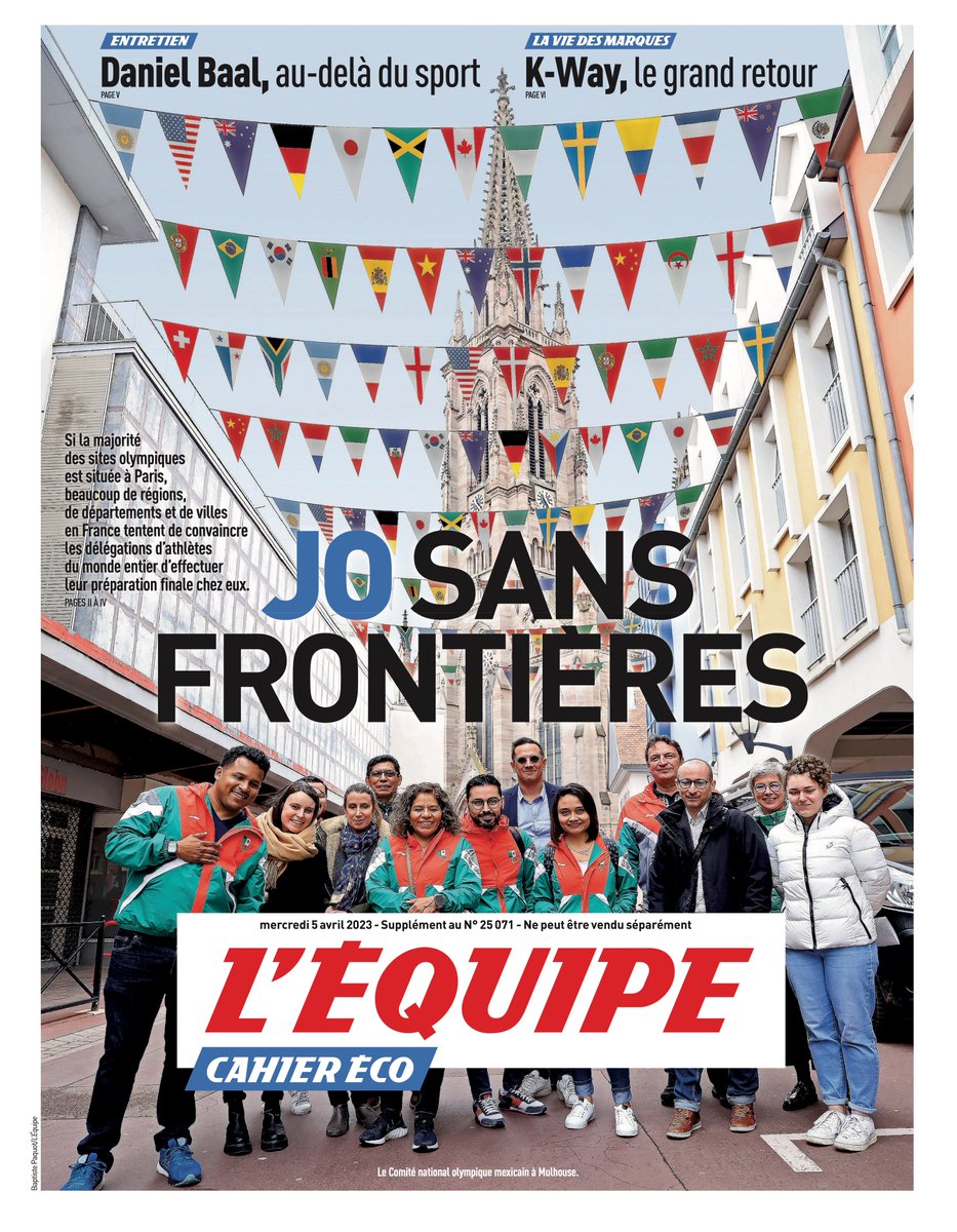 lequipe_pro's tweet image. Nouveau cahier éco L&apos;Équipe.

À retrouvez aujourd&apos;hui dans votre quotidien et sur la plateforme @lequipe (site et application) :
lequipe.fr/abonnement/kio…
