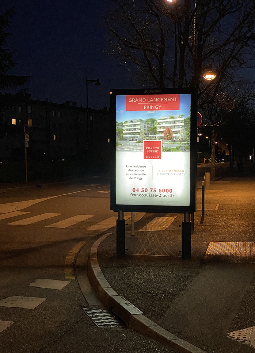 Nouveau programme ➡️ nouvelle campagne : lancement de la Villa Ornella à Pringy par Franco Suisse 2 Lacs. 

Pour l'occasion, l'<a href="/agencefelix/">Agence Félix</a> vient d'activer un dispositif on &amp; offline sur le Grand #Annecy. 

#immobilier #HauteSavoie