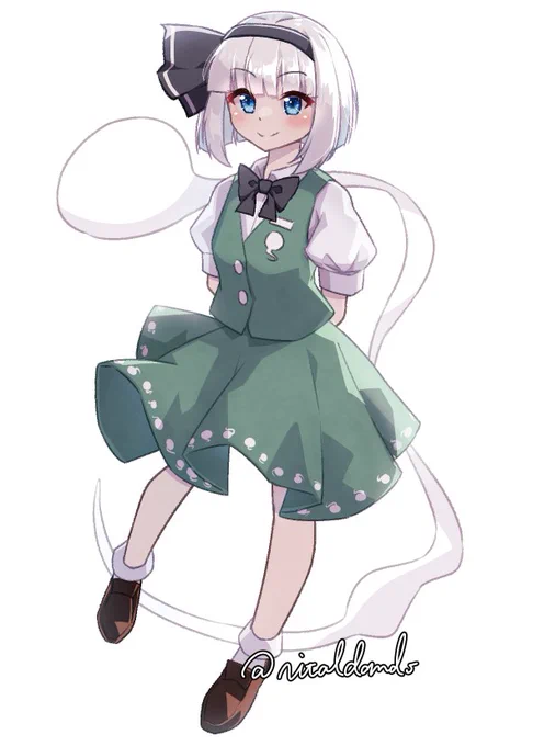 妖夢ちゃんの立ち絵#魂魄妖夢 #4月6日は妖夢の日 