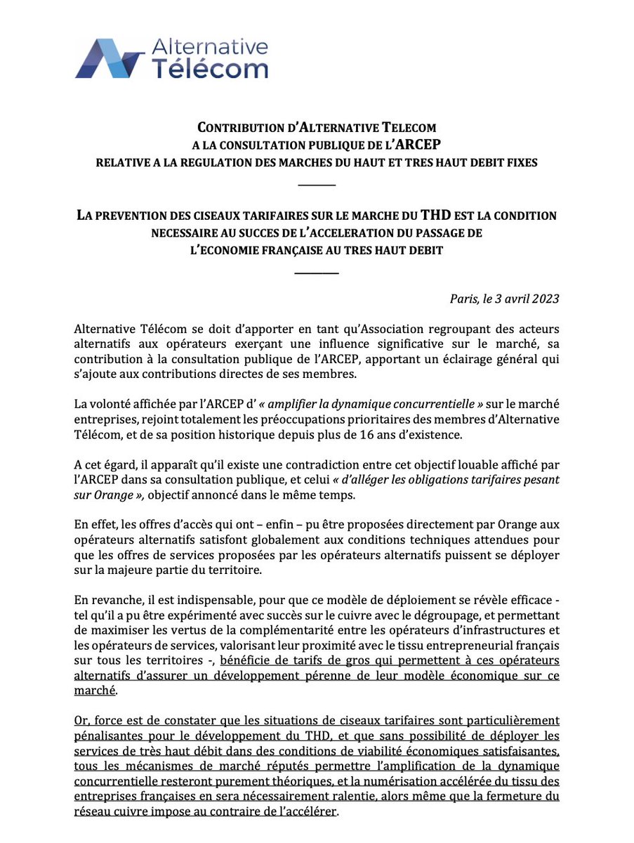 Alternative Télécom tweet media