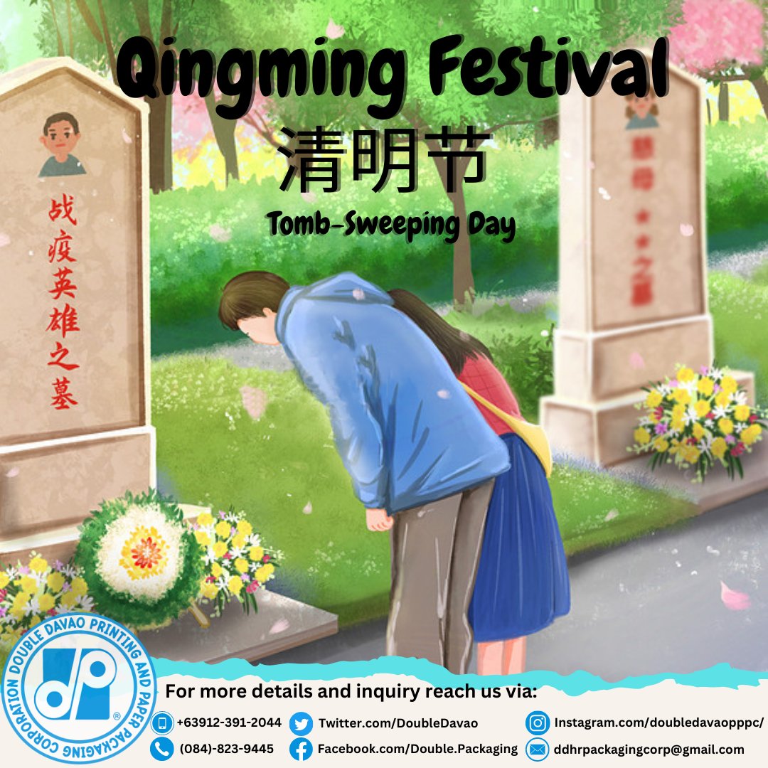 DoubleDavao's tweet photo. Happy Qingming Festival from all of us at Double Davao!
#Thread #QingmingFestival #ChinasFest #5April2023 #DoubleDavao #DDPPPC https://t.co/2qACNRztuN