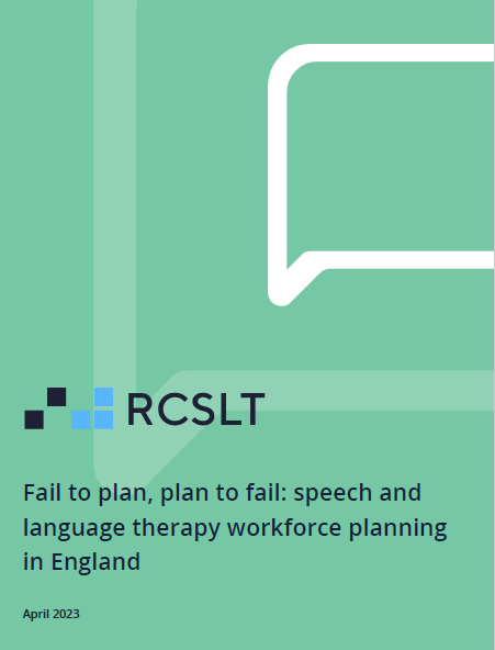 RCSLTpolicy's tweet photo. .@RCSLT &amp; @_ASLTIP 's #FailToPlanPlanToFail highlights that #SLTWorkforce planning has failed to take account of: 

1) non-health settings in which #SLPeeps work
2) #SLPeeps not employed by the NHS - inc. those in independent practice

Read it in full▶️ https://t.co/WhEtNo9iSw https://t.co/j25MyRTtdN