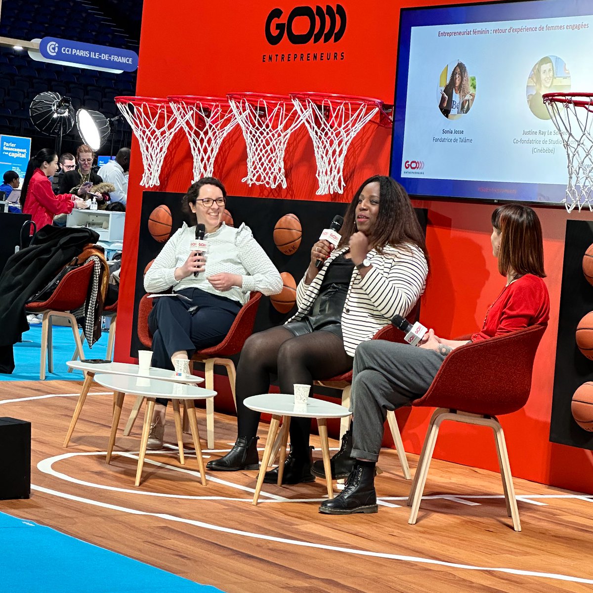 🙋‍♀️ Entrepreneuriat féminin : retour d'expériences de femmes engagées avec Sonia Josse Fondatrice de TALAME et Justine Ray Le Solliec Co-fondatrice de CINEBEBE <a href="/Cinebebe_Sfx/">Cinebebe</a> au micro de <a href="/nadege_hammoudi/">Nadège Hammoudi</a> <a href="/InitiativeIDF/">Initiative IDF</a> <a href="/CreadAvenir/">Créatrices d'Avenir</a> 

#GoEntrepreneurs