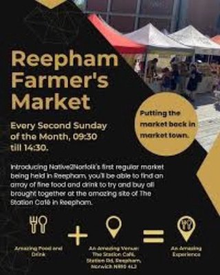 This #eastersunday we'll be <a href="/native2norfolk/">Finley Robertson</a> #farmersmarket alongside many other awesome producers &amp; craft! 😀 @stationcafereepham #reepham #supportlocal #buylocal #lovelocal 🤩 #supportsmallbusiness #realfood #realpeople #proudlyindependent #lovenorfolk 👍