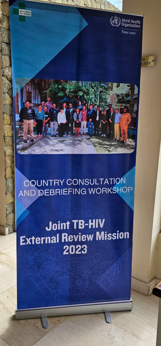 HaarKarin's tweet photo. 📢 LIVE: Country Consultation &amp; Debriefing Workshop  Joint #TB #HIV External Review Mission in 🇹🇱
#EndTB
⬆️ Case finding, triaging &amp; fast track
⬆️ Recording, reporting &amp; supervision
⬆️ NTP guidelines &amp;SOPs
⬆️Vulnerability mapping
⬆️Community
⬆️ 💰, technical support &amp;partnerships https://t.co/EL8Z91G5wE