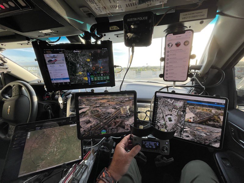 Dronepilotone's tweet photo. I will be speaking at Axon Accelerate, “Dedrone Presents: Keeping your Air Space Safe, case study from Austin Texas 🤠.” I’ll be discussing public safety air space deconfliction (friends &amp; foes), DFR, large scale special events and criminal investigations involving drones. https://t.co/KufP2bv7c1