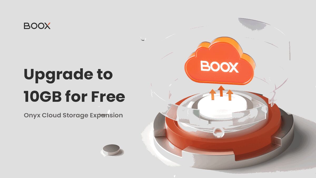 OnyxBoox's tweet photo. #GreatNews

Starting from March 30th this year, both our new and existing registered users can enjoy 10GB ONYX Cloud Storage FOR FREE, up from the previous 5GB. 

OCR daily quota has also increased from 5 times to 300 times. 

Enjoy all those great services without paying extra! https://t.co/arnmtyaWQe