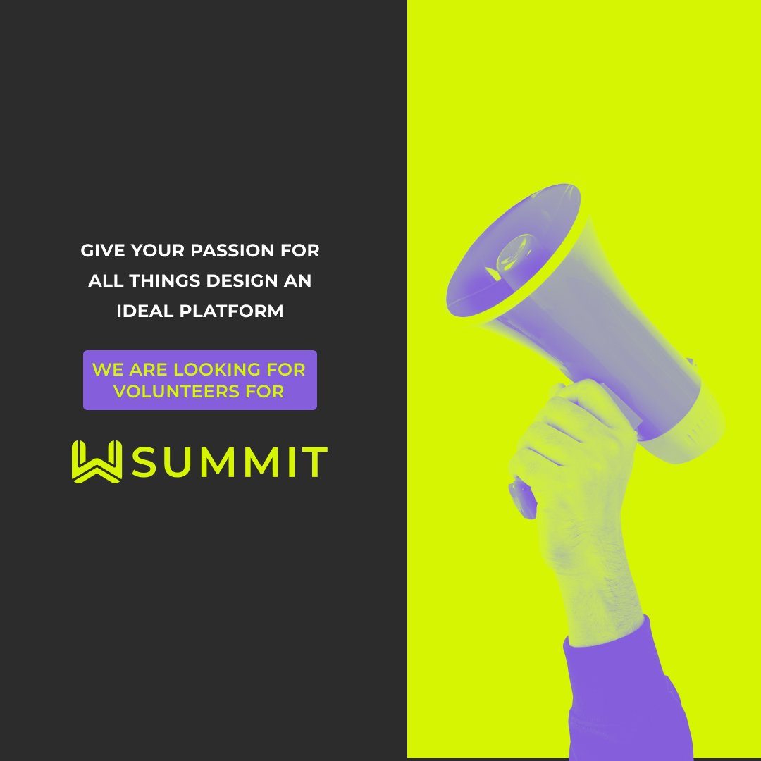 umodesignschool's tweet photo. Join W Summit as a volunteer and help create an unforgettable experience for attendees. Gain new skills, network with the community, and contribute to a great cause. 

Sign up to volunteer: https://t.co/fabLiN3U1X

#WSummit #WomeninDesign #Volunteer #Design https://t.co/KTx18o1hFI